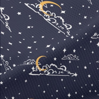 Moon And Stars Piqué