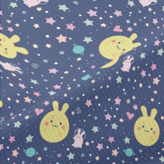 Moon Space Bunny Piqué
