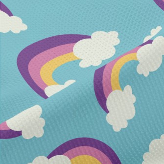 Rainbow Clouds Piqué