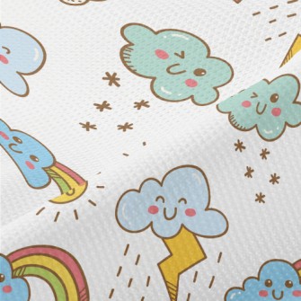 Emoji Weather Map Piqué