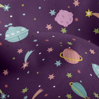 Outer Space Flying Saucer Lightweight Performance Linen