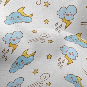 Lightning Thunderstorm Lightweight Performance Linen