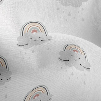 Cloudy And Dark Clouds Lightweight Performance Linen