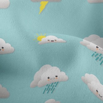 Meteorological Emoticons Lightweight Performance Linen