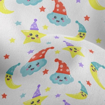 Good Night Hat Moon Clouds Lightweight Performance Linen