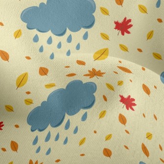 Autumn Leaves Lightweight Performance Linen