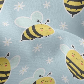 Smiling Loving Bee Lightweight Performance Linen
