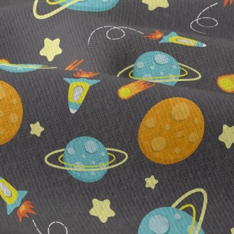 Spaceship And Planet Modern Jersey