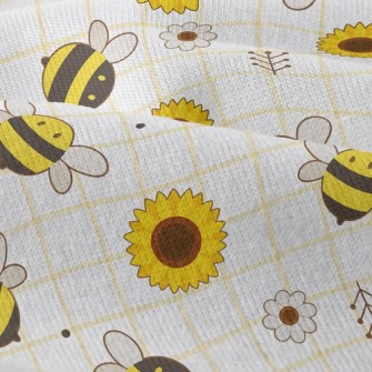 Bee And Sunflower Modern Jersey