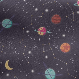 Cosmic Planet Jersey Backed Fleece