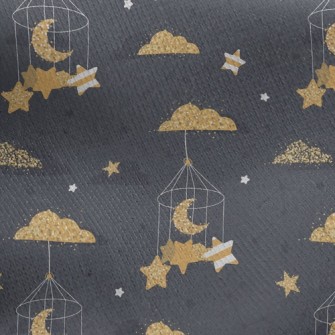 Moon Cage Jersey Backed Fleece