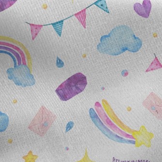 Magic Magic Rainbow Jersey Backed Fleece