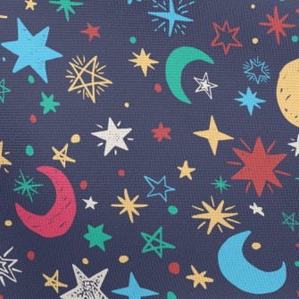 Doodle Stars Moon Pongee