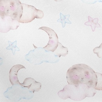 Good Night Moon Stars Pongee