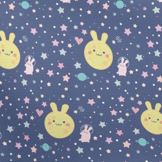 Moon Space Bunny Pongee