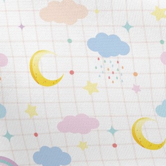 Rainbow Clouds Pongee