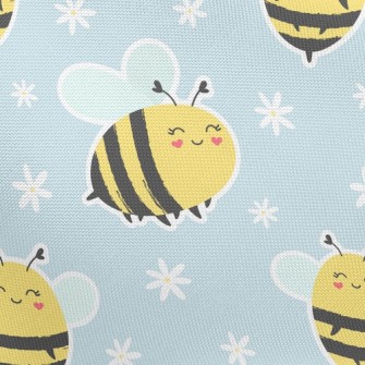 Smiling Loving Bee Pongee