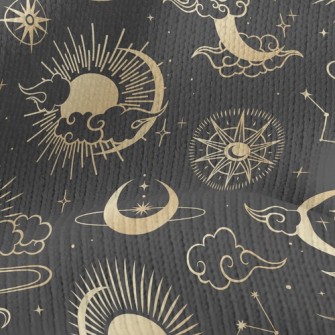 Sun Moon Stars Stretch Jersey