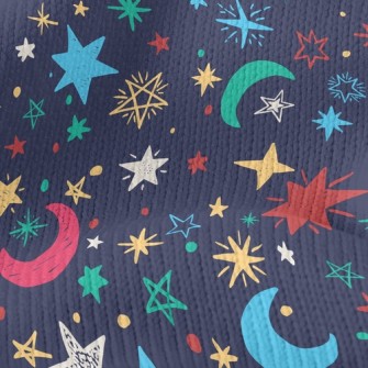 Doodle Stars Moon Stretch Jersey