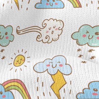 Emoji Weather Map Stretch Jersey