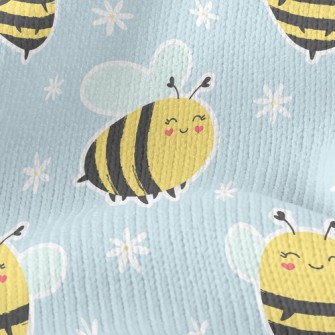 Smiling Loving Bee Stretch Jersey