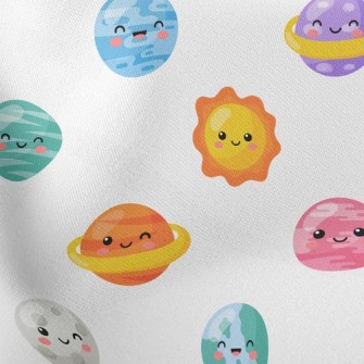Smiley Asteroid Lightweight Cotton Poplin