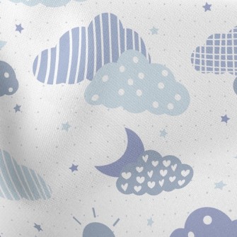 Love Cloud And Sun Lightweight Cotton Poplin