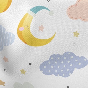 Good Night Moon Lightweight Cotton Poplin