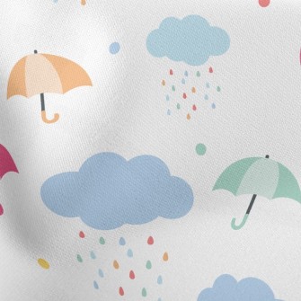 Rainy Day Umbrella Lightweight Cotton Poplin