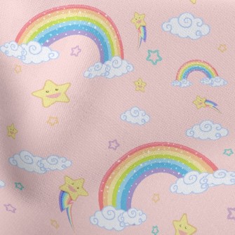 Star Rainbow Lightweight Cotton Poplin