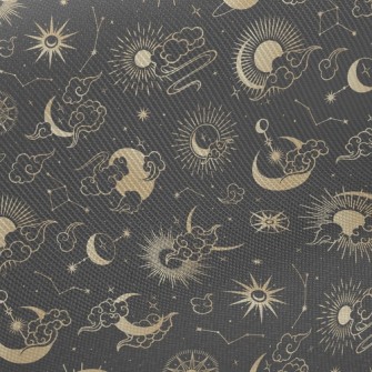 Sun Moon Stars Midweight Cotton Poplin