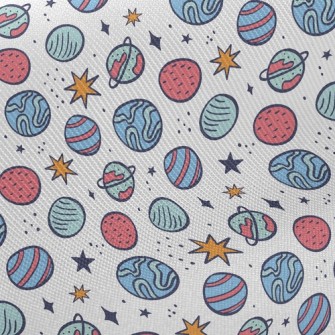 Planets And Stars Midweight Cotton Poplin