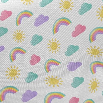 Sunny Rainbow Midweight Cotton Poplin