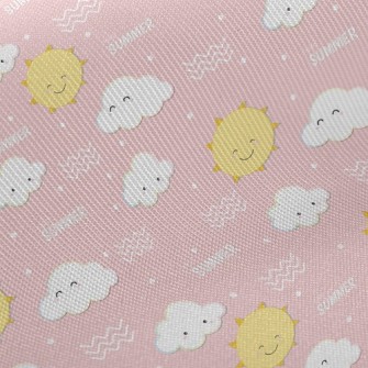 Hello Summer Midweight Cotton Poplin