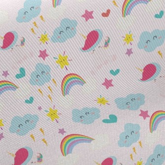 Pink Unicorn Midweight Cotton Poplin