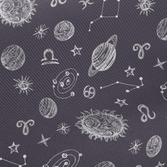 Constellations And Planets Midweight Cotton Poplin