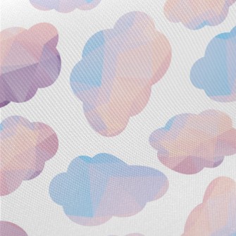 Three-Dimensional Watercolor C Midweight Cotton Poplin