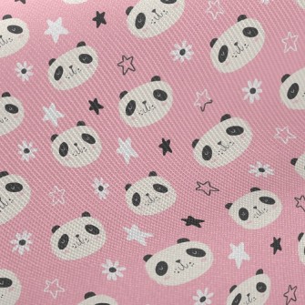 Shy Panda Midweight Cotton Poplin