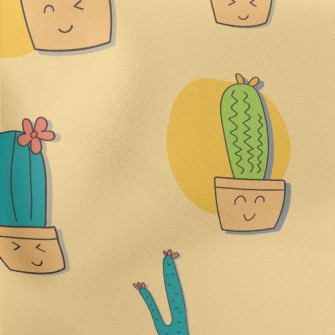 Shy Cactus Potted Plant Stretch Ponte