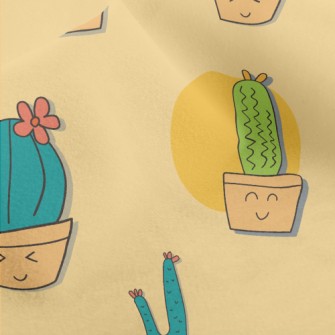 Shy Cactus Potted Plant Micro Fleece