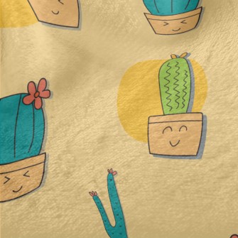 Shy Cactus Potted Plant Minky