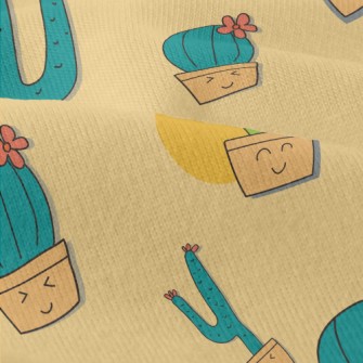 Shy Cactus Potted Plant Modern Jersey