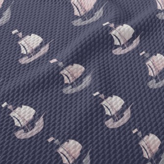 Mighty Pirate Ship Birdseye Piqué