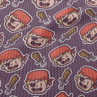 One-eyed Turban Pirate Birdseye Piqué