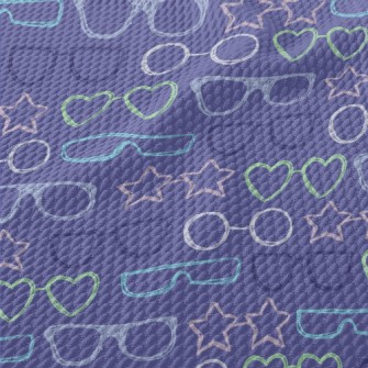 Various Glasses Birdseye Piqué