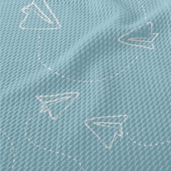 Simple Paper Plane Birdseye Piqué