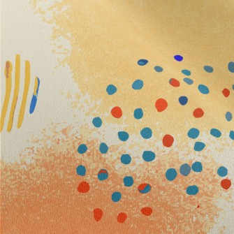 Watercolor TicTacToe Chiffon