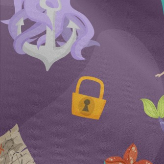 Mermaid Octopus Pirate Chiffon