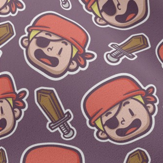 One-eyed Turban Pirate Chiffon