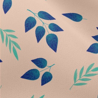 Psychedelic Gradient Leaves Chiffon